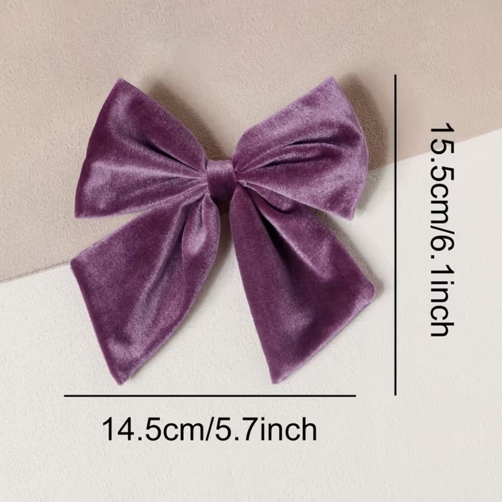 Elegant White Bow Hair Clip. Hair accessories. 🎀 - Picture 3 of 3